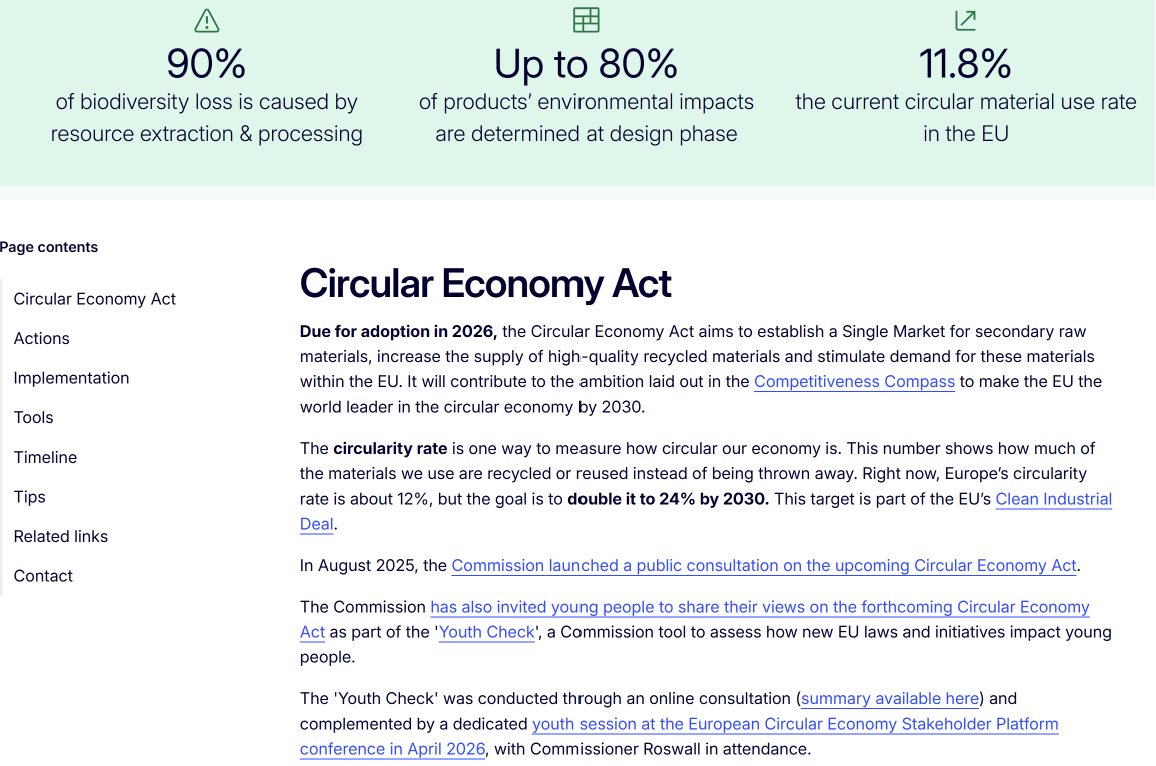 European Industry Accelerates Its Transformation: Carbon and Circular Economy